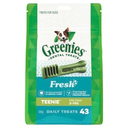 GREENIES™ Fresh TEENIE™ Dental Dog Treats 340g (43 Treats) image