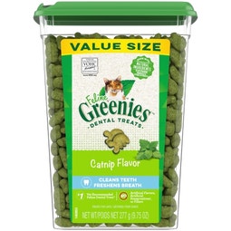 FELINE GREENIES™ Catnip Dental Cat Treats 277g image