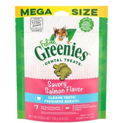 FELINE GREENIES™ Savoury Salmon Dental Cat Treats 130g image