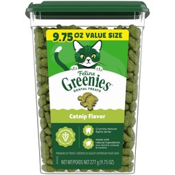 FELINE GREENIES™ Catnip Dental Cat Treats 277g image