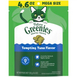 FELINE GREENIES™ Tempting Tuna Dental Cat Treats 130g image
