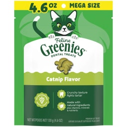 FELINE GREENIES™ Catnip Dental Cat Treats 130g image