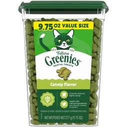 FELINE GREENIES™ Catnip Dental Cat Treats 277g image