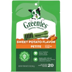 GREENIES™ Sweet Potato Dental Dog Treats 340g (20 Treats) image