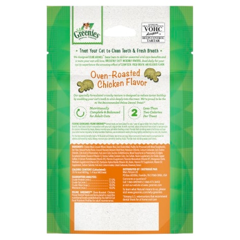 image GREENIES__Feline_Dental_Cat_Treat_Oven-Roasted_Chicken_Flavour_60g-2-removebg-preview