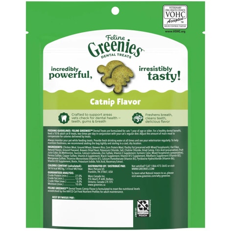 FELINE GREENIES™ Catnip Dental Cat Treats 130g image 1