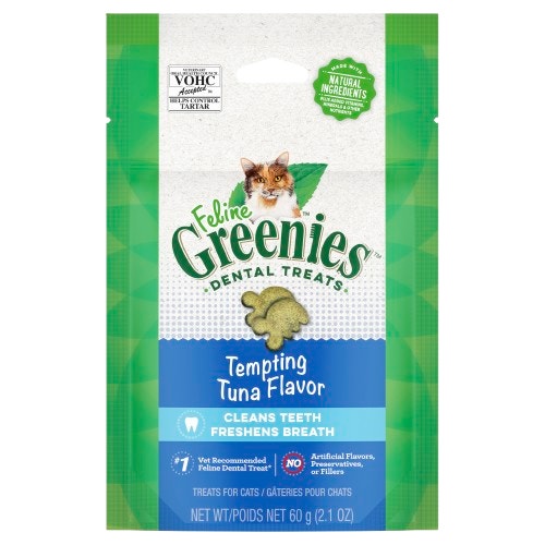 image GREENIES__Feline_Dental_Cat_Treat_Tempting_Tuna_Flavour_60g-1-removebg-preview