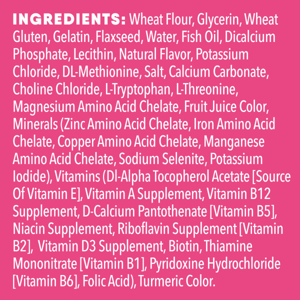 GREENIES™ Puppy 6 Months+ Original Teenie Dental Dog Treats 340g (43 Treats) ingredients image