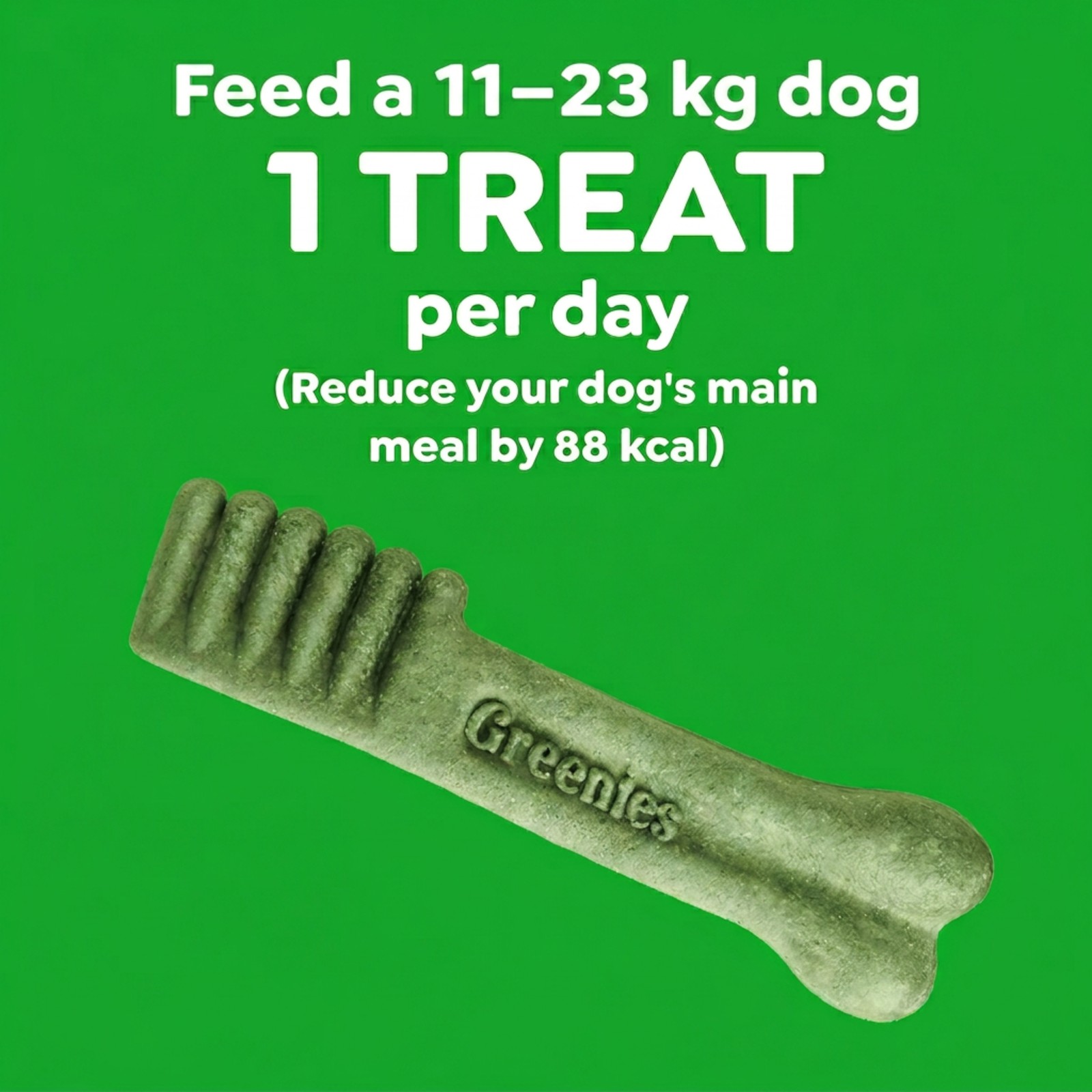 GREENIES™ Sweet Potato Dental Dog Treats 340g (12 Treats) feeding guidelines image